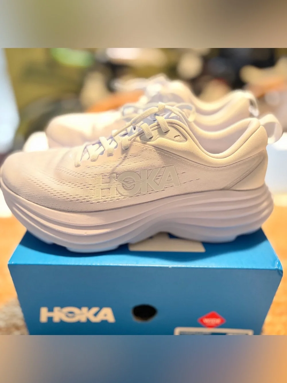 Hoka breathable mesh